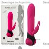 Vibrador rotativo con estimulador y carga usb